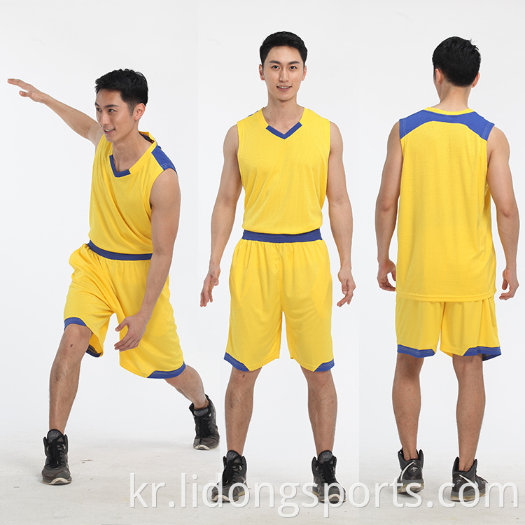 2021 New Style Basketball Jersey 100% 폴리 에스테르 승화 된 블랭크 농구 유니폼 도매